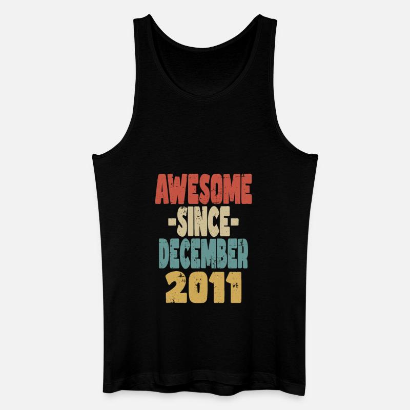 Fantastischer Dezember 2011 - Männer Bio Tank Top - Schwarz