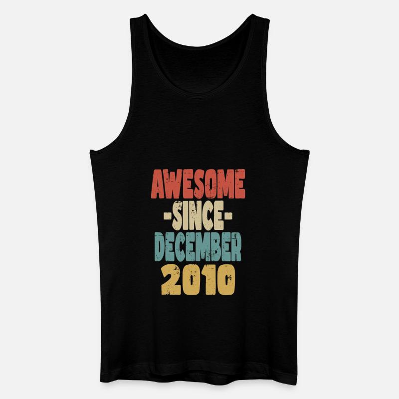Fantastischer Dezember 2010 - Männer Bio Tank Top - Schwarz