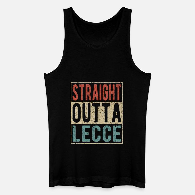 Direkt aus Lecce - Männer Bio Tank Top - Schwarz