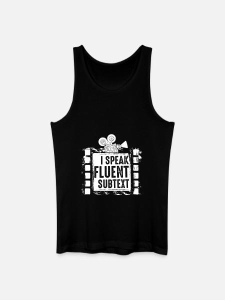 Dialogue Dissector Screenwriter - Men’s Organic Tank Top - black