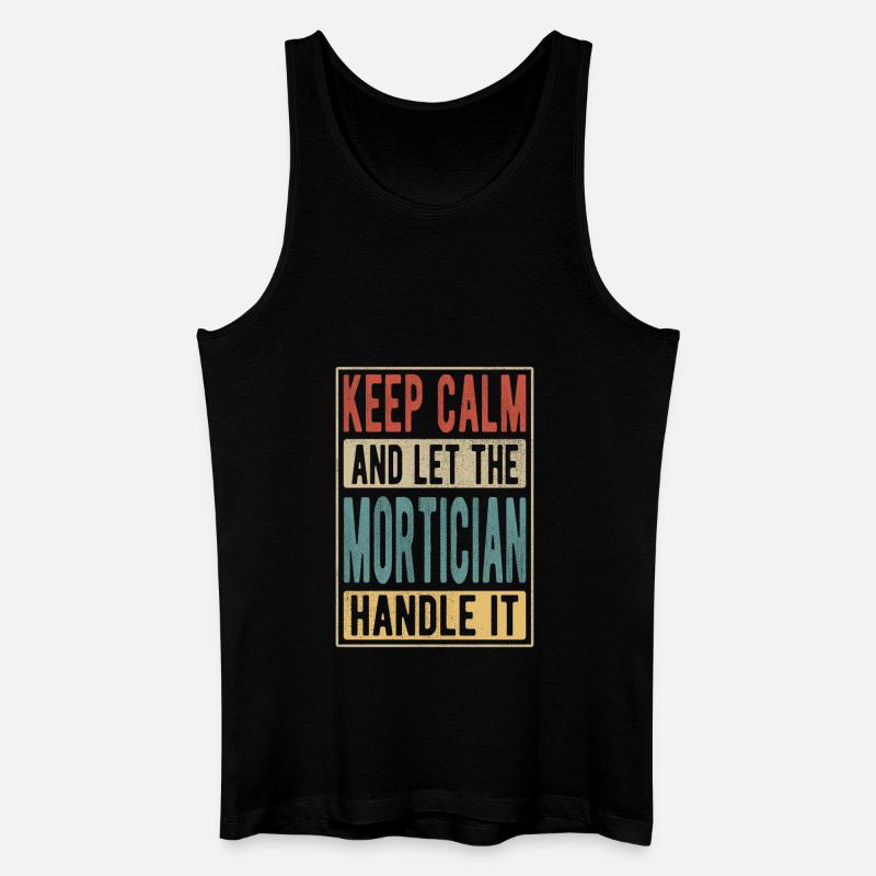 Leichenbestatter Retro Geschenk - Männer Bio Tank Top - Schwarz