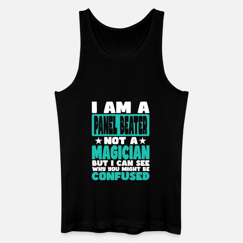 Plattenschläger - Männer Bio Tank Top - Schwarz