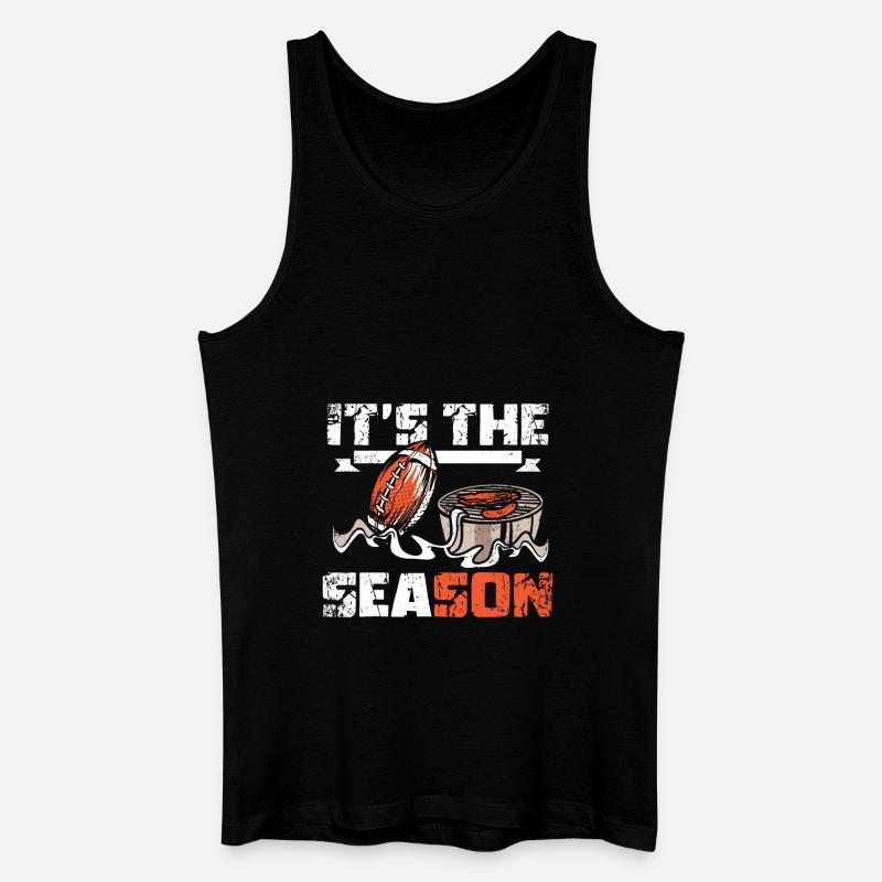 Tailgate It's the season - Männer Bio Tank Top - Schwarz
