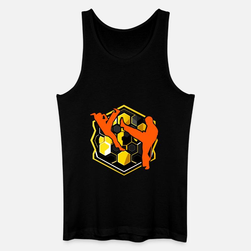 Capoeira - Männer Bio Tank Top - Schwarz