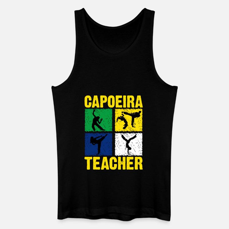 Capoeira-Lehrerin - Männer Bio Tank Top - Schwarz