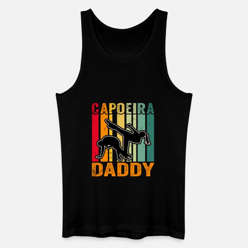 Capoeira Papa - Männer Bio Tank Top - Schwarz