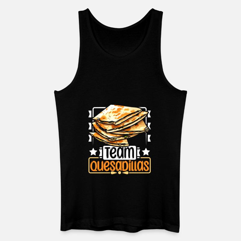 Team Quesadillas - Männer Bio Tank Top - Schwarz