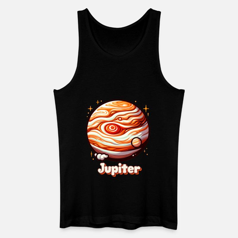 Jupiter Planet - Männer Bio Tank Top - Schwarz