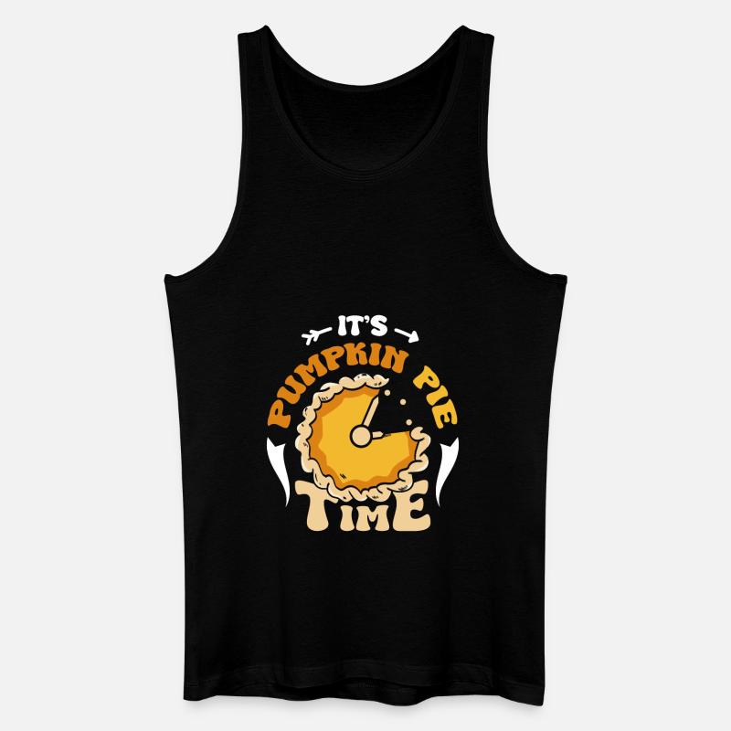 It's pumpkin pie time - Männer Bio Tank Top - Schwarz