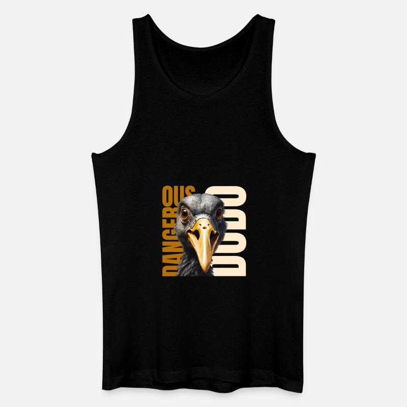 savage Dodo - Männer Bio Tank Top - Schwarz