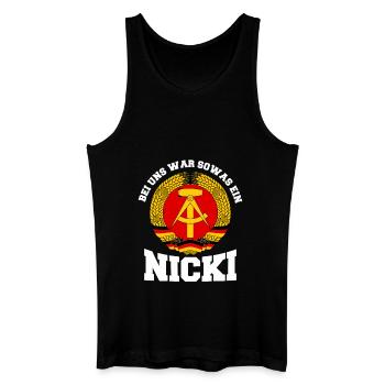 East Germany East East East GDR Home Eastern Bloc - Men’s Organic Tank Top - black - Front