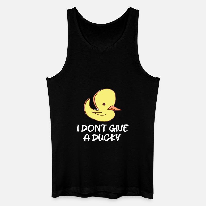 Ducky funnily - Männer Bio Tank Top - Schwarz