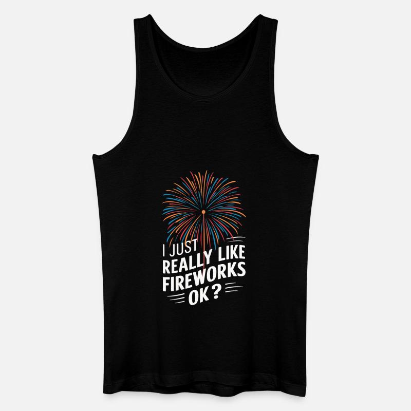 Pyrotechnics Fireworks Pyrotechnics - Men’s Organic Tank Top - black