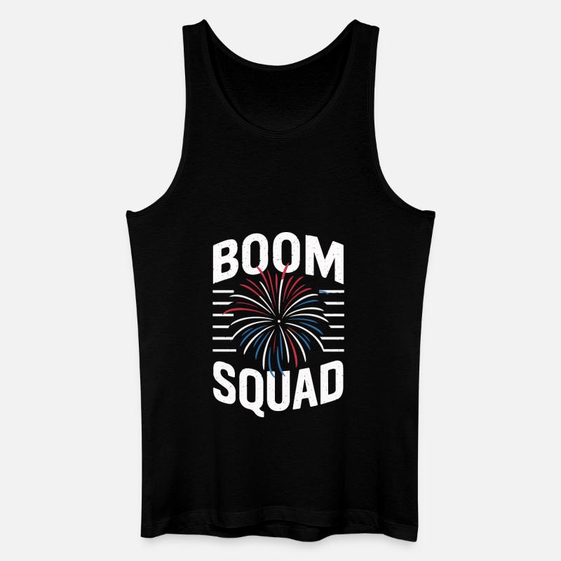 Pyrotechniker Feuerwerk Pyrotechnik - Männer Bio Tank Top - Schwarz
