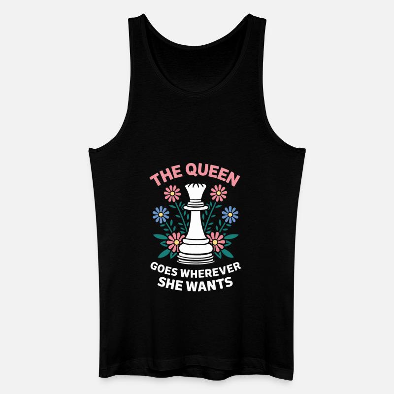 Schach Schachspieler - Männer Bio Tank Top - Schwarz