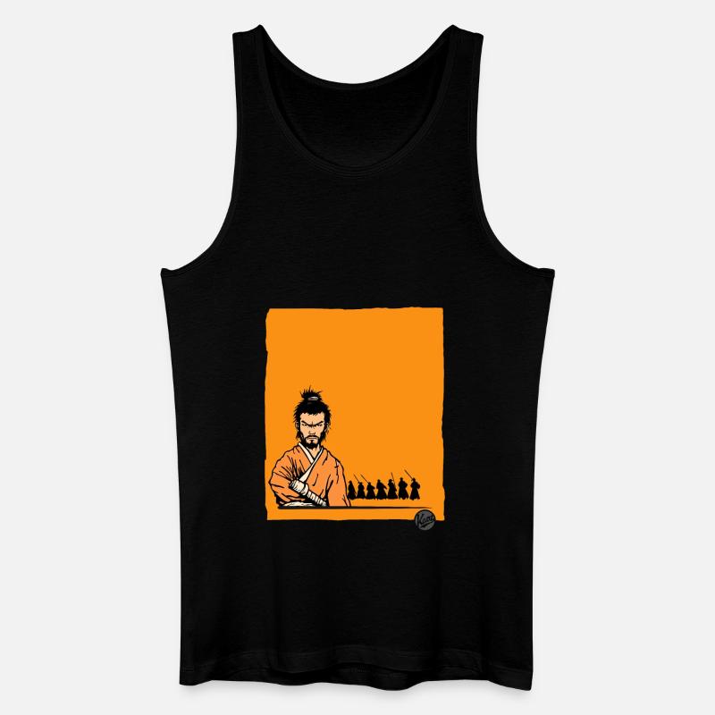 Die Tödlichen Samurai - Männer Bio Tank Top - Schwarz