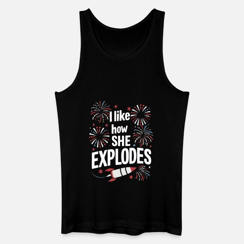 Pyrotechnics Fireworks Pyrotechnics - Men’s Organic Tank Top - black