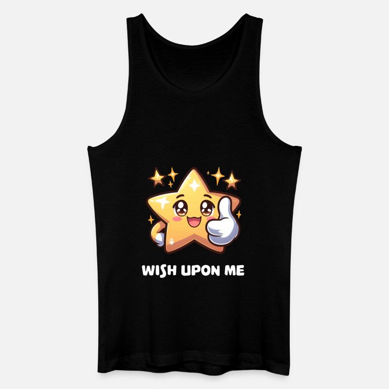 Wish upon me - Männer Bio Tank Top - Schwarz