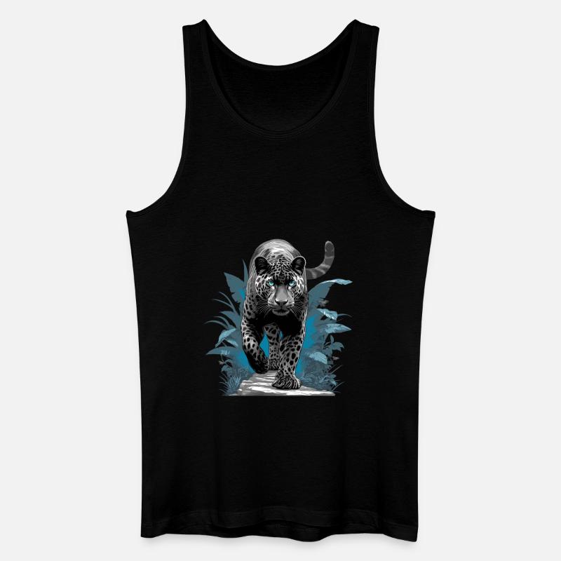 Panthers Panther - Männer Bio Tank Top - Schwarz