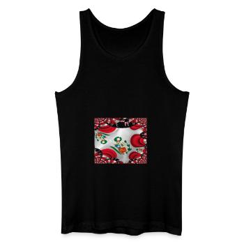 Peru Flag Lima South America - Men’s Organic Tank Top - black - Front