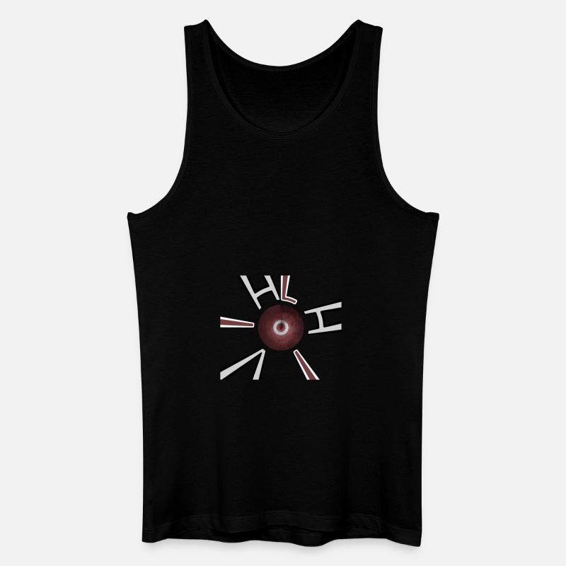 Lettland Flagge Riga - Männer Bio Tank Top - Schwarz