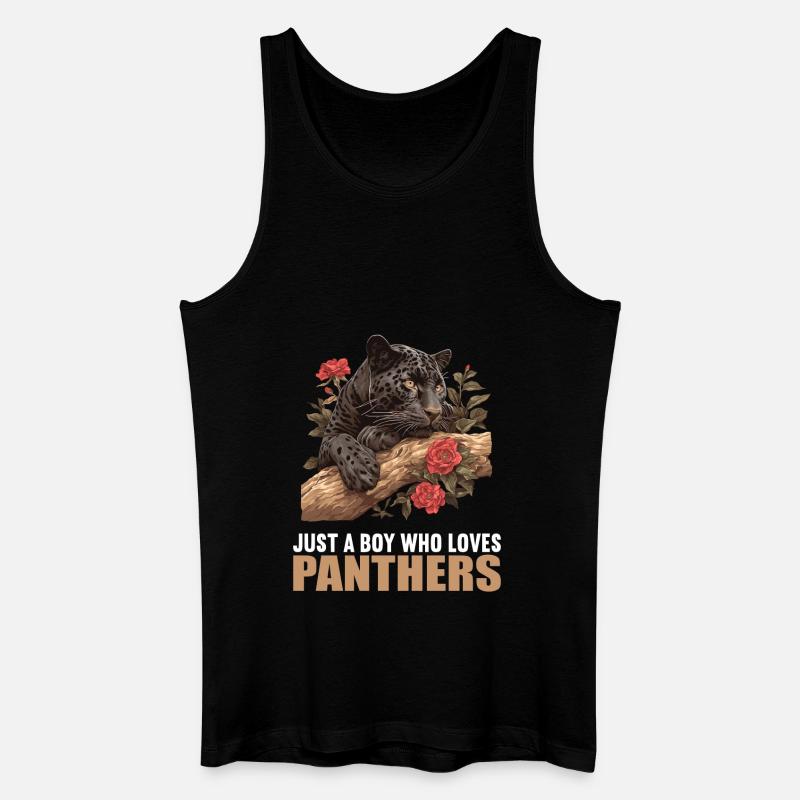 Panthers Panther - Männer Bio Tank Top - Schwarz
