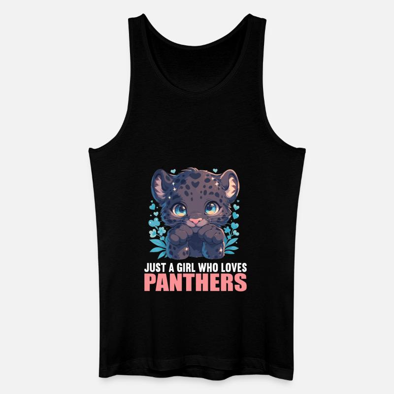 Panthers Panther - Männer Bio Tank Top - Schwarz