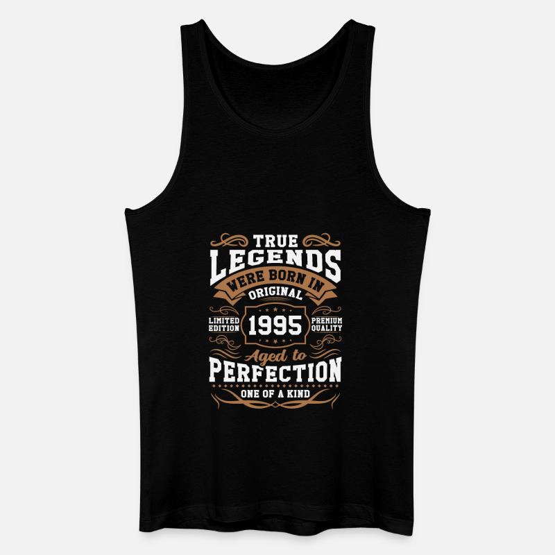 Legenden Geboren 1995 - Männer Bio Tank Top - Schwarz