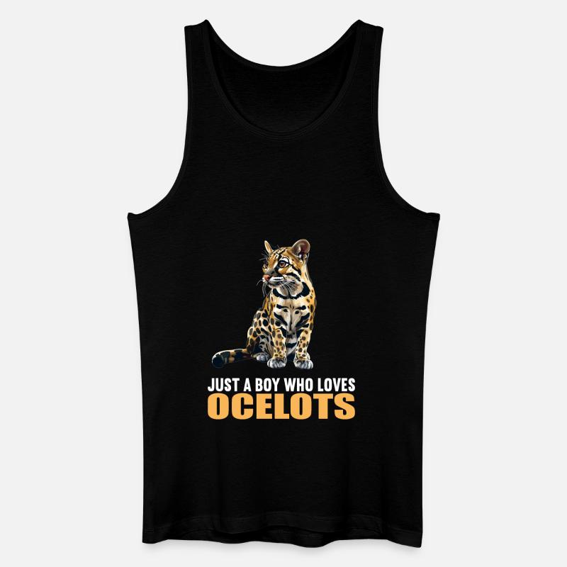 Ocelots Ocelot - Männer Bio Tank Top - Schwarz
