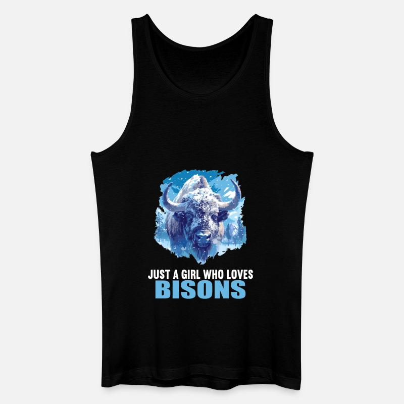 Bisons Bison - Men’s Organic Tank Top - black