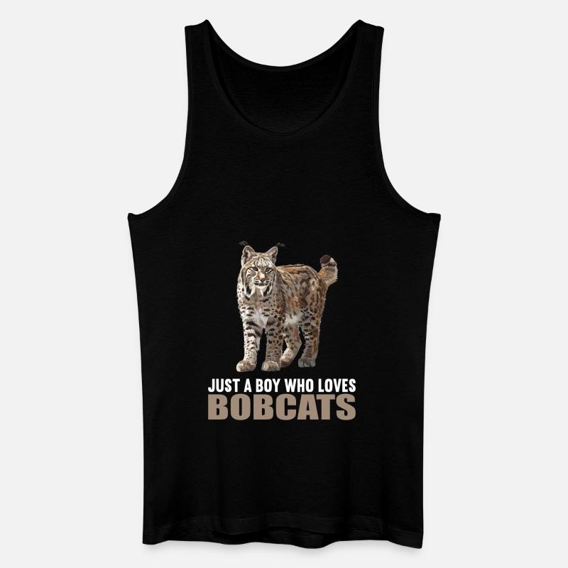 Bobcats Rotluchse Rotluchs Luchs - Männer Bio Tank Top - Schwarz