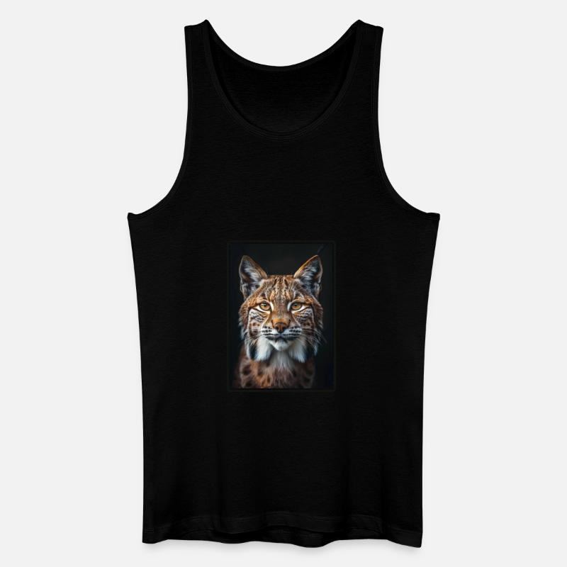 Bobcats Rotluchse Rotluchs Luchs - Männer Bio Tank Top - Schwarz