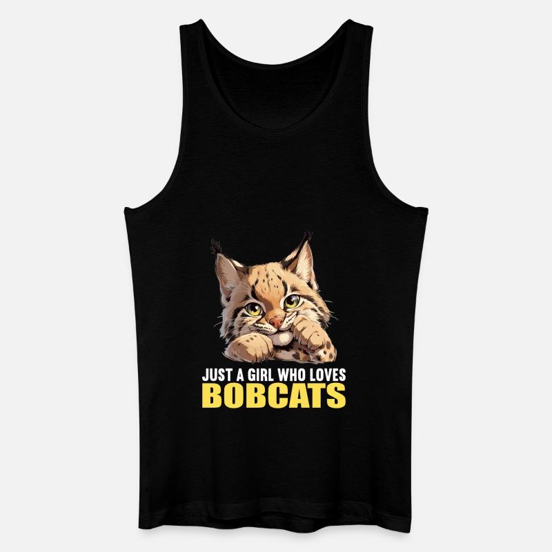 Bobcats Rotluchse Rotluchs Luchs - Männer Bio Tank Top - Schwarz
