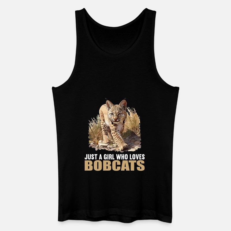 Bobcats Rotluchse Rotluchs Luchs - Männer Bio Tank Top - Schwarz