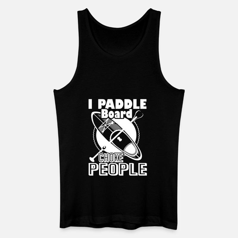 Paddleboarding I Paddle Board - Men’s Organic Tank Top - black