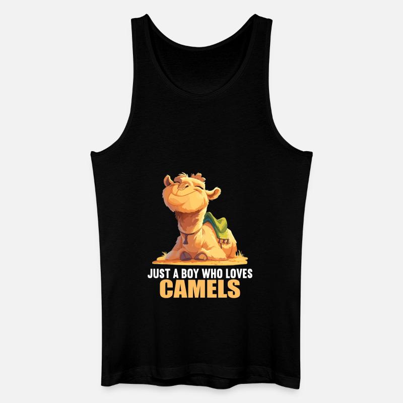 Camel Kamele Kamel - Männer Bio Tank Top - Schwarz