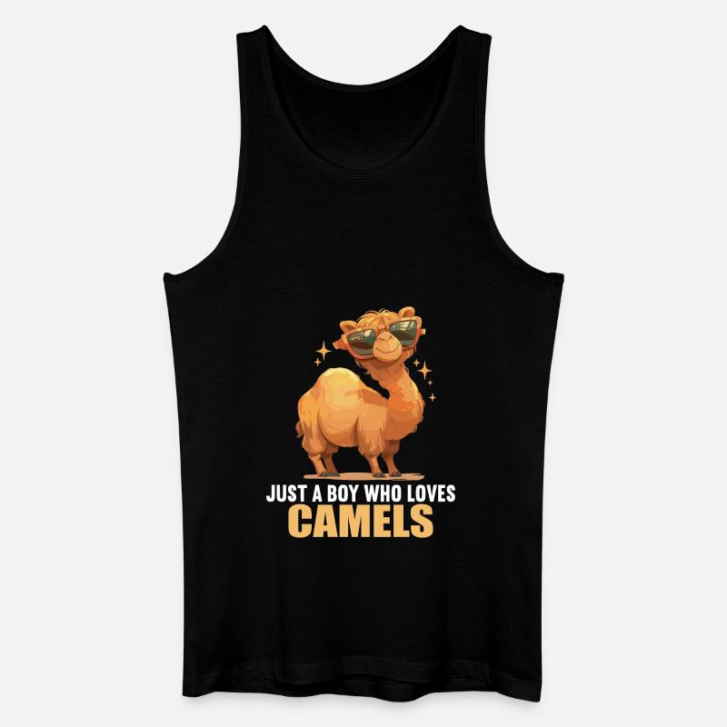 Camel Kamele Kamel - Männer Bio Tank Top - Schwarz