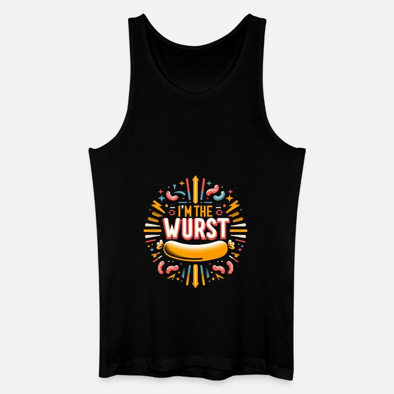 I'm The Wurst 6 - Männer Bio Tank Top - Schwarz