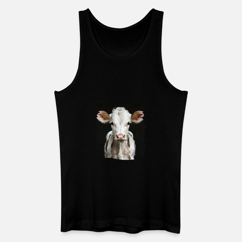 Kühe Kuh - Männer Bio Tank Top - Schwarz