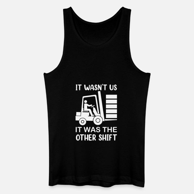 Gabelstaplerfahrer Gabelstaplerfahrer - Männer Bio Tank Top - Schwarz