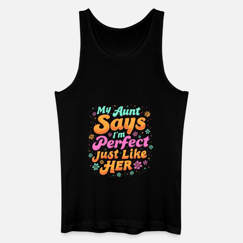 PERFEKT - Männer Bio Tank Top - Schwarz