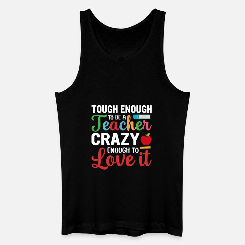 Lehrer - Männer Bio Tank Top - Schwarz