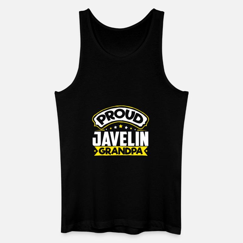Sports Papi Javelot Papi - Débardeur bio Homme - noir