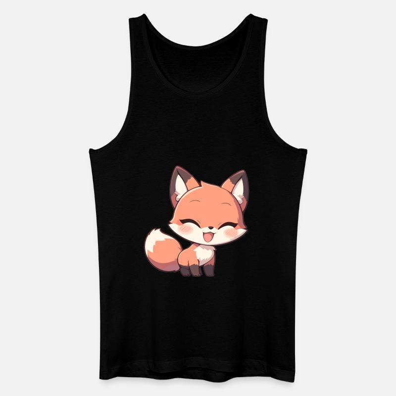 Foxes Fox - Men’s Organic Tank Top - black