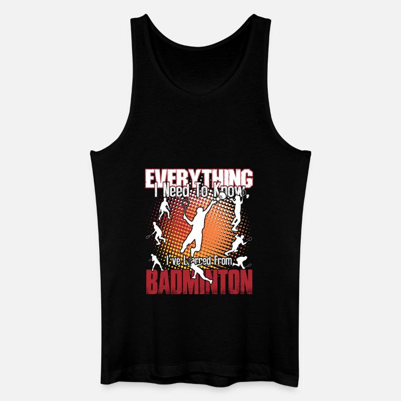 Badminton Is Everything - Men’s Organic Tank Top - black