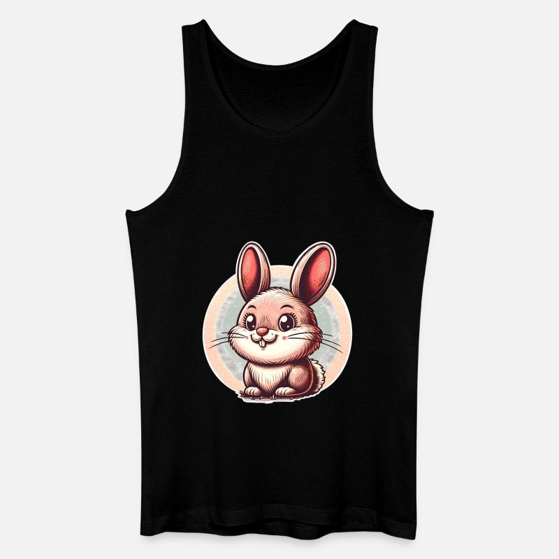 Rabbit Rabbit - Men’s Organic Tank Top - black