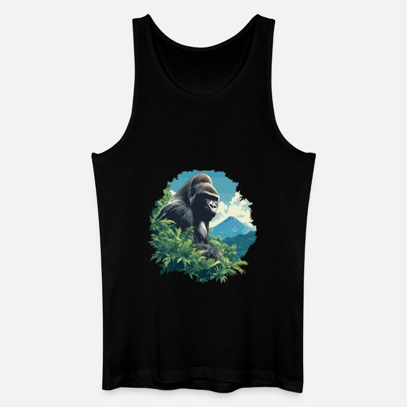 Gorillas Gorilla - Men’s Organic Tank Top - black