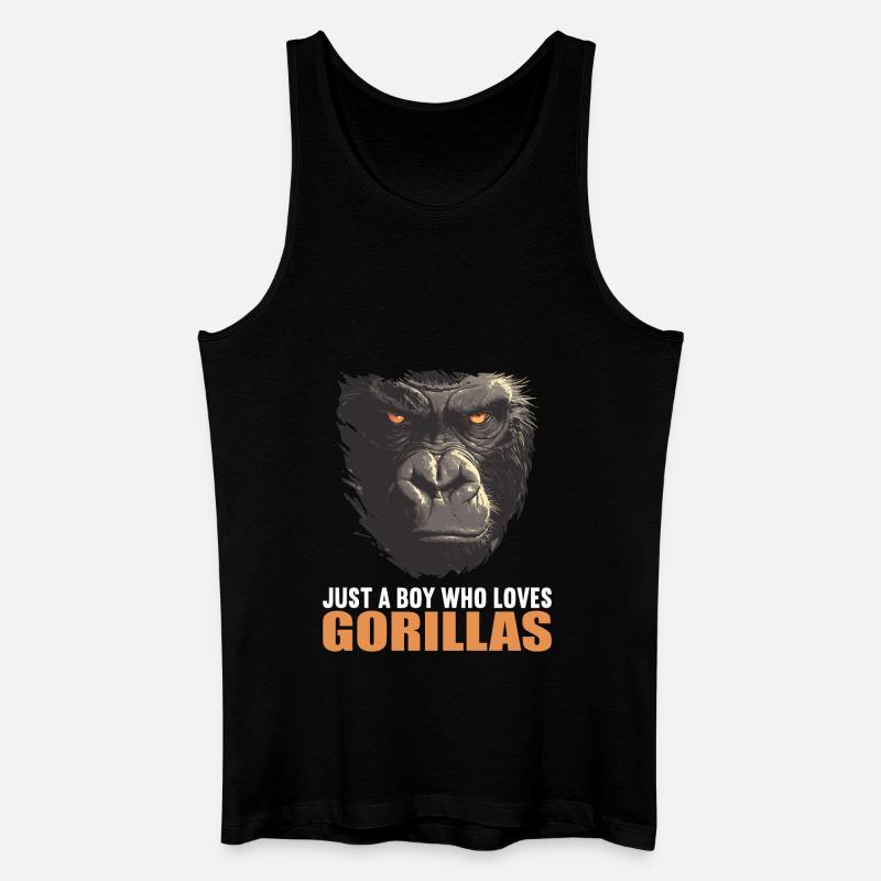 Gorillas Gorilla - Men’s Organic Tank Top - black
