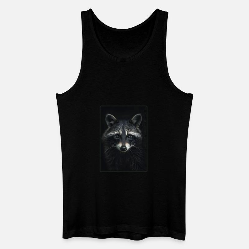 Waschbären Waschbär - Männer Bio Tank Top - Schwarz