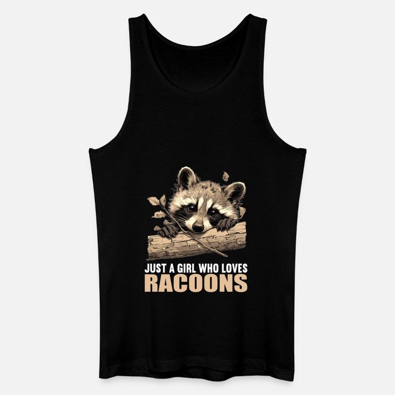 Waschbären Waschbär - Männer Bio Tank Top - Schwarz